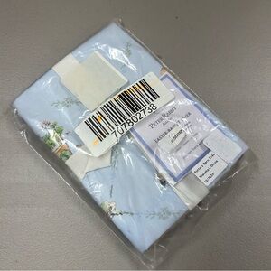 Pottery Barn x Peter Rabbit Bunnies Landscape Easter Basket Liner Blue NWT